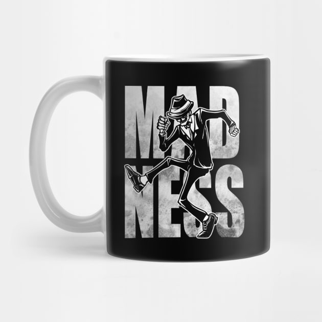 Madness Skull dance illustration design by ROCKHOPPER